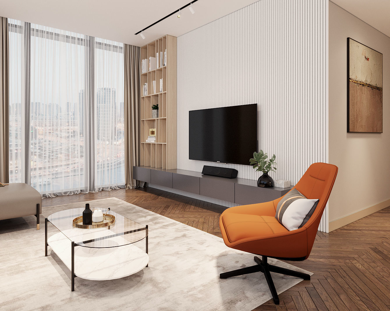 Interior design apartment 2 3D model_2