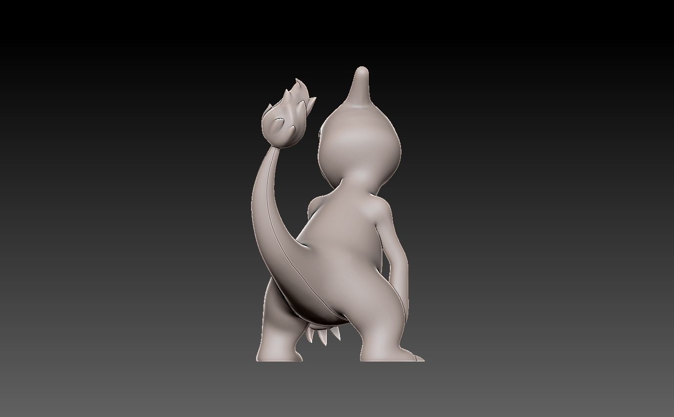 Pokemon charmeleon 3D print model_7