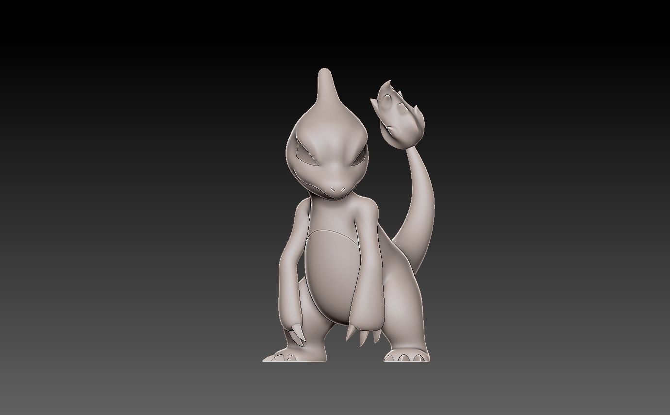 Pokemon charmeleon 3D print model_11