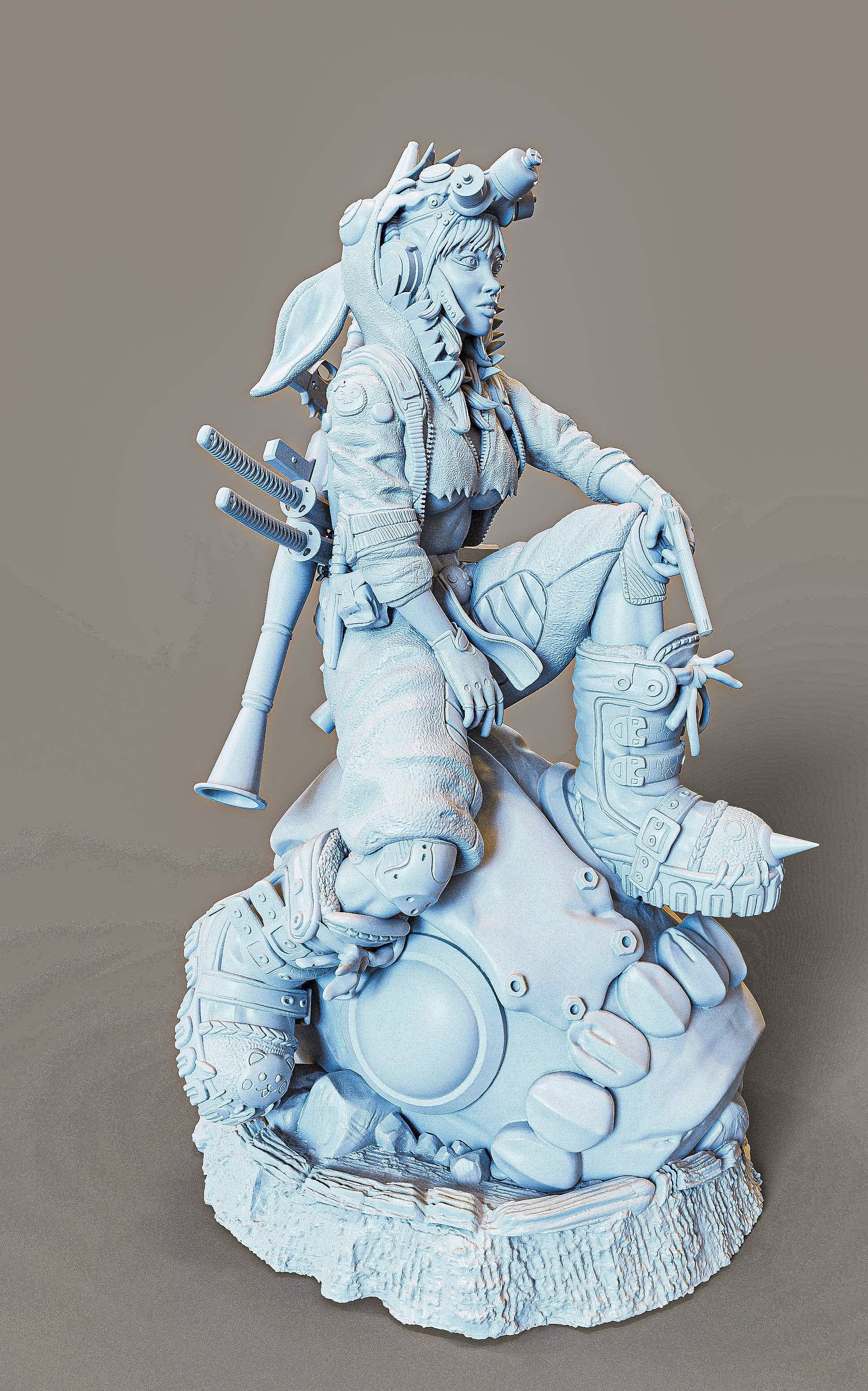 SWEET GIRL 3D print model_1