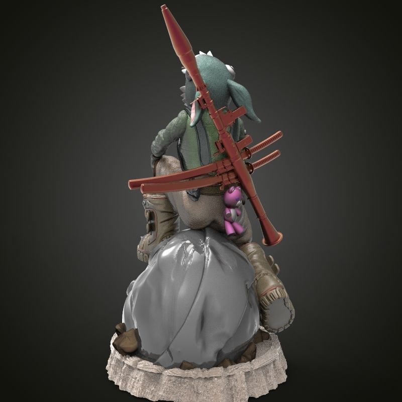 SWEET GIRL 3D print model_4