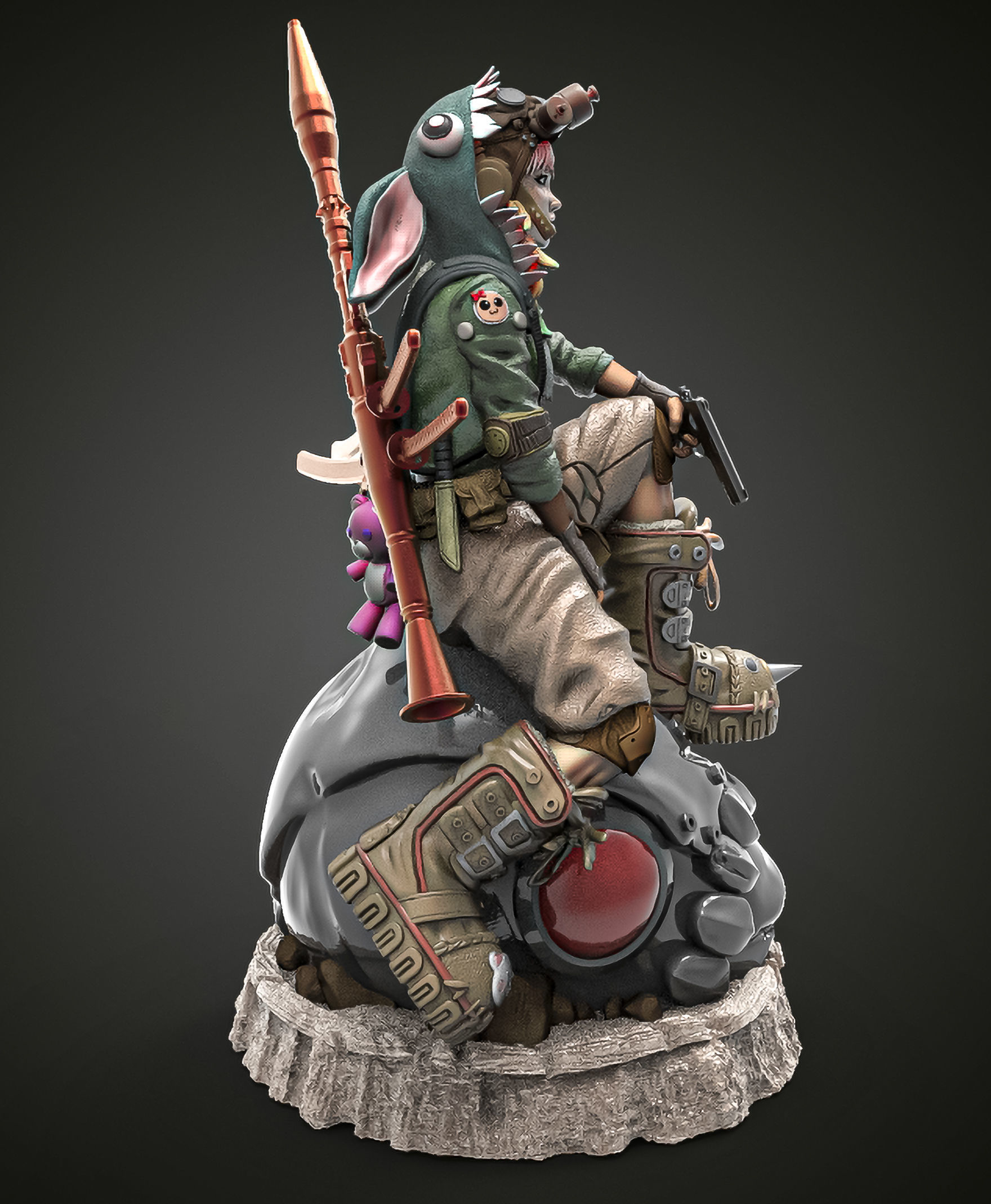 SWEET GIRL 3D print model_2