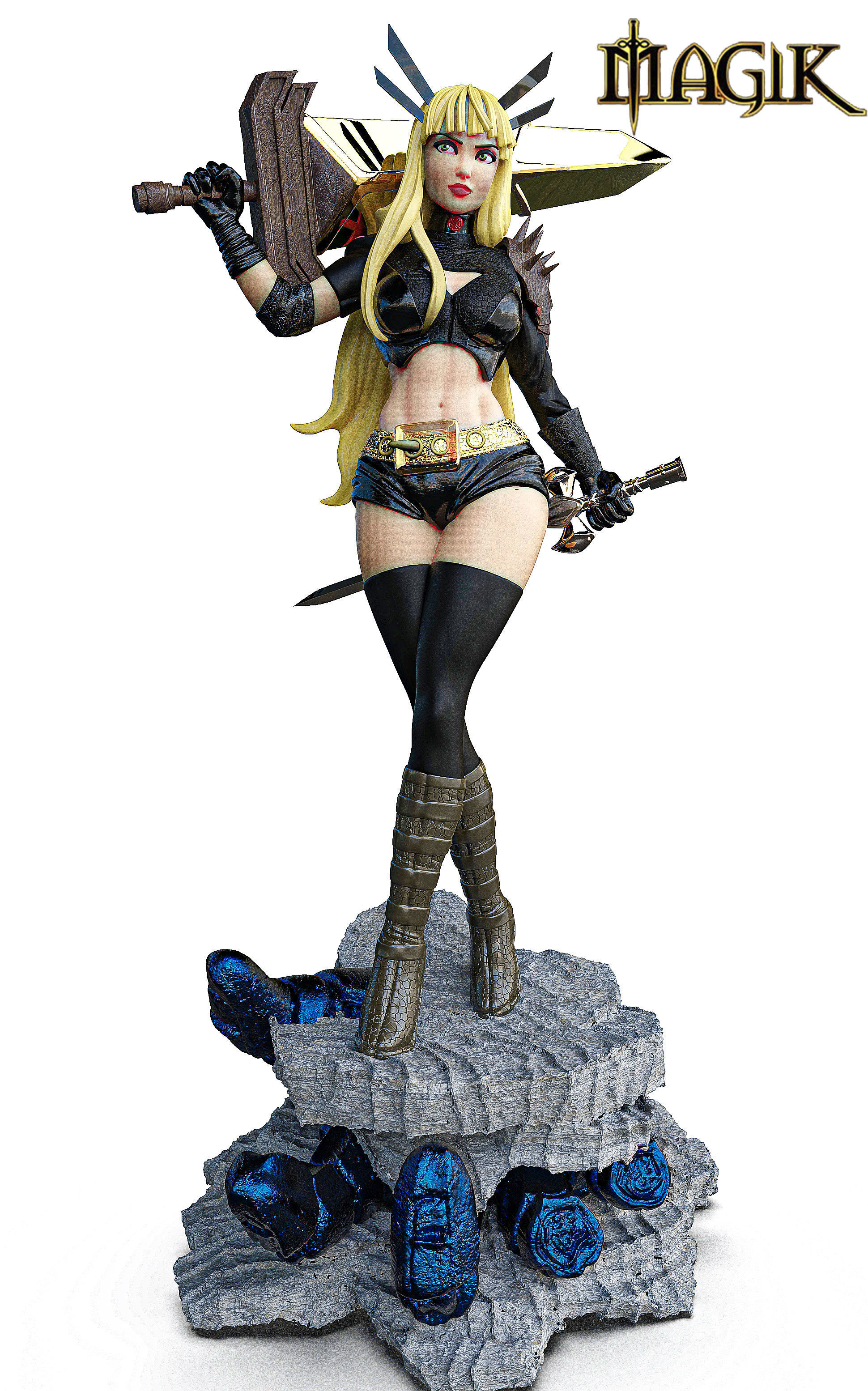 MAGIK - MARVEL 3D print model_1