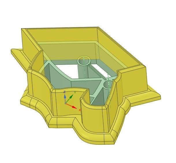 Graduation cookie cutter with emboss 3D print model_1