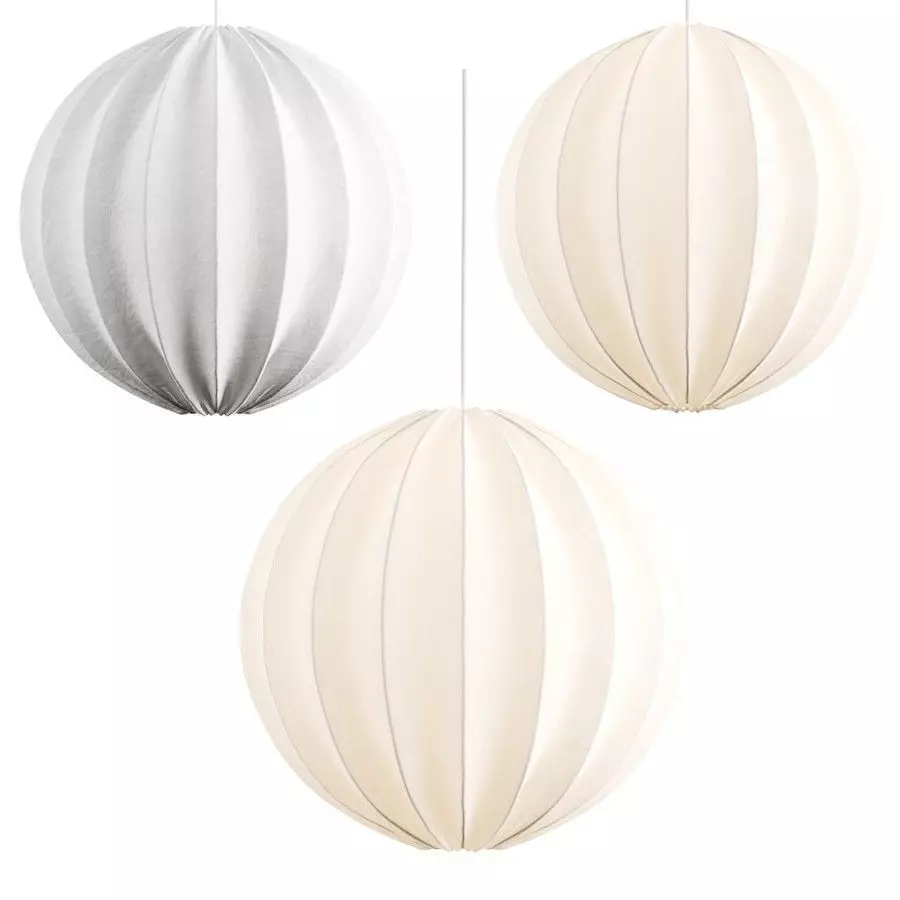 regnskur ikea Pendel Ball lamp Free 3D model