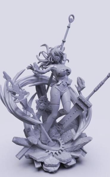 YORHA MODELO A NUMERO 2 NIER AUTOMATA 3D print model_4