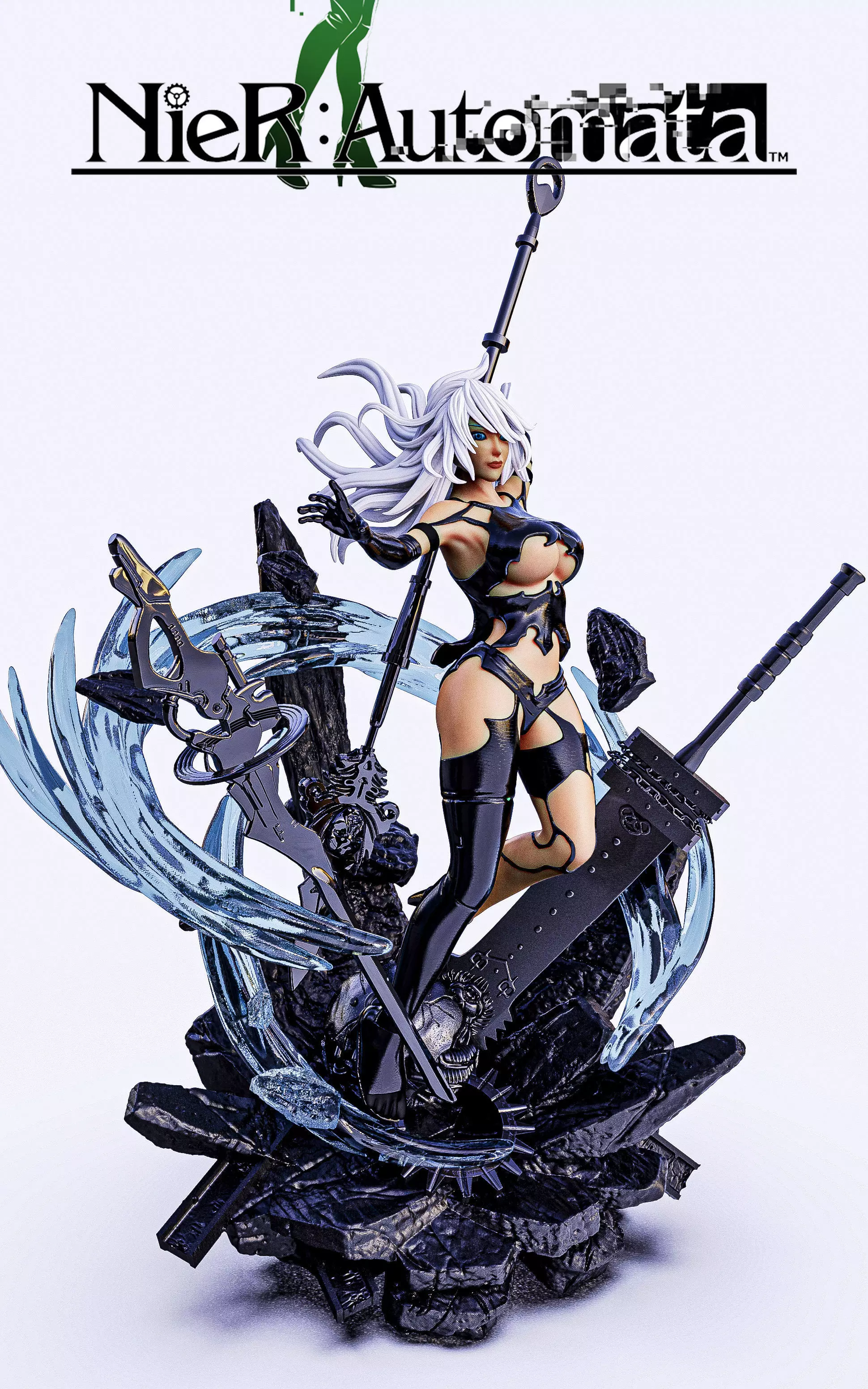 YORHA MODELO A NUMERO 2 NIER AUTOMATA 3D print model_0