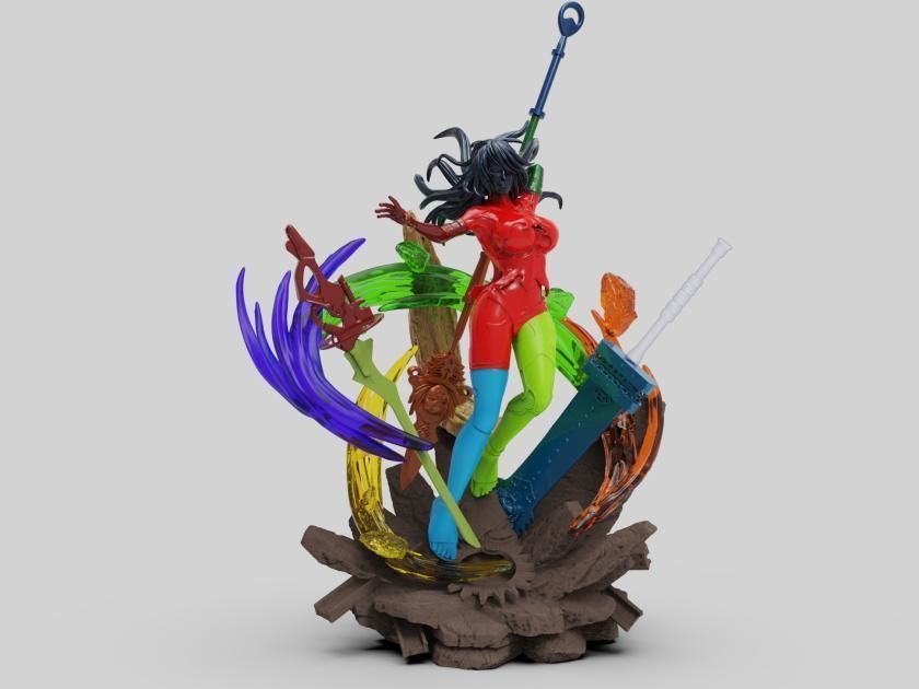 YORHA MODELO A NUMERO 2 NIER AUTOMATA 3D print model_5