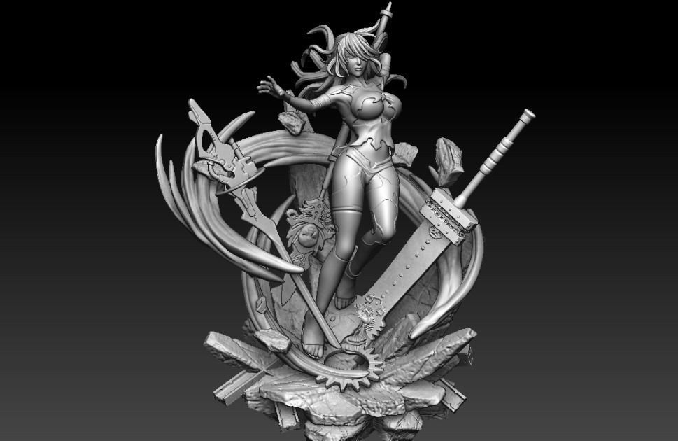 YORHA MODELO A NUMERO 2 NIER AUTOMATA 3D print model_2