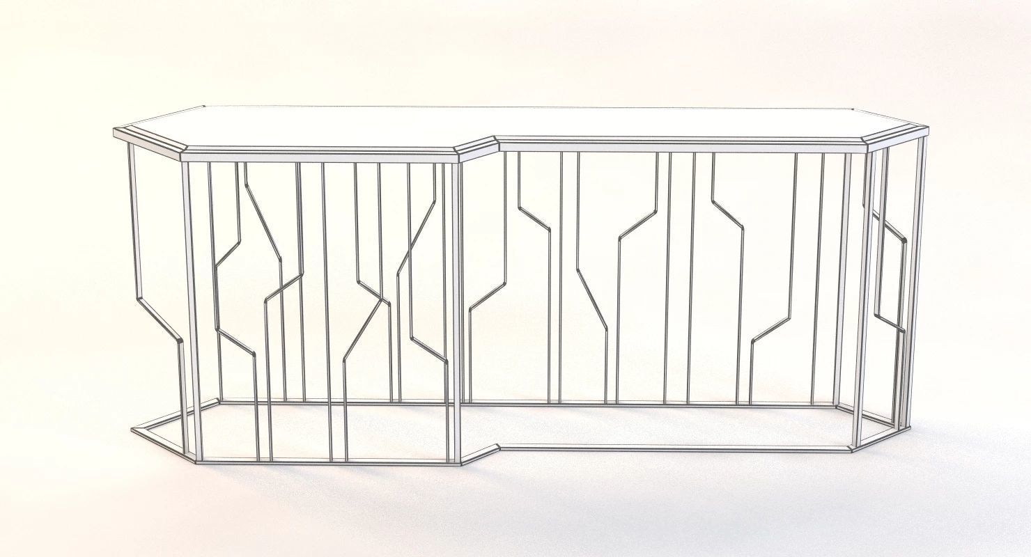 Ginza Console by Longhi 3D model_1