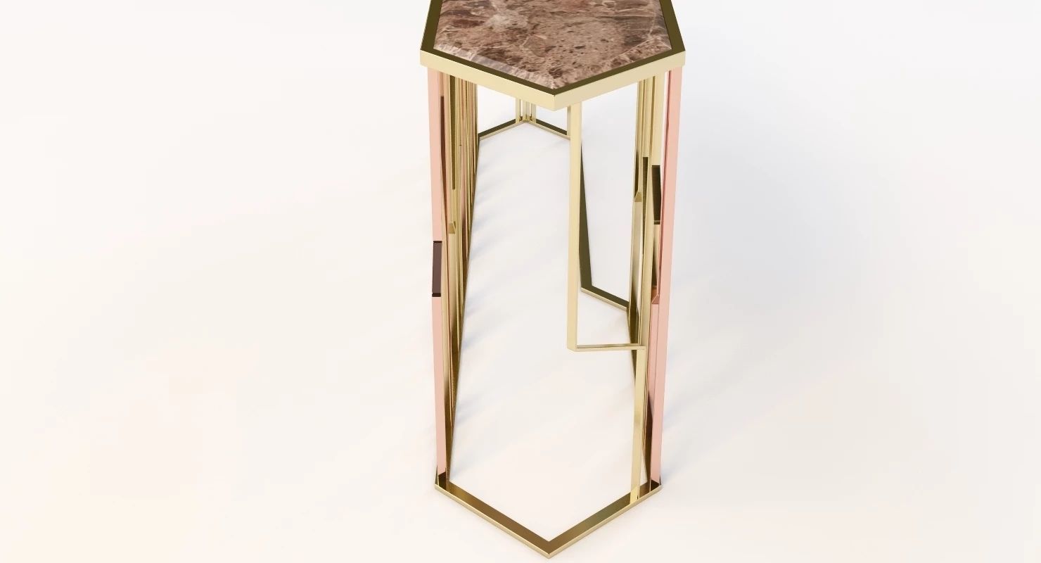 Ginza Console by Longhi 3D model_5