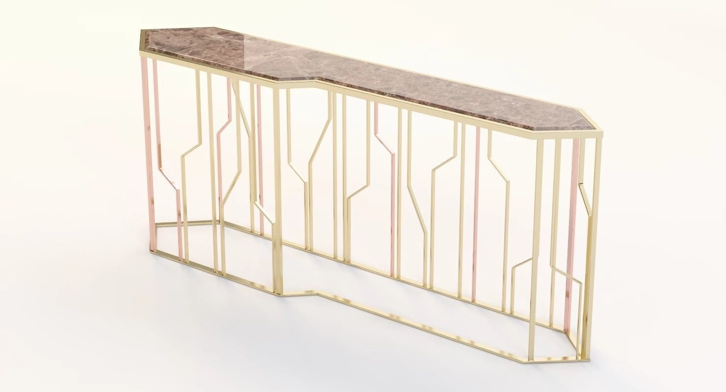 Ginza Console by Longhi 3D model_3