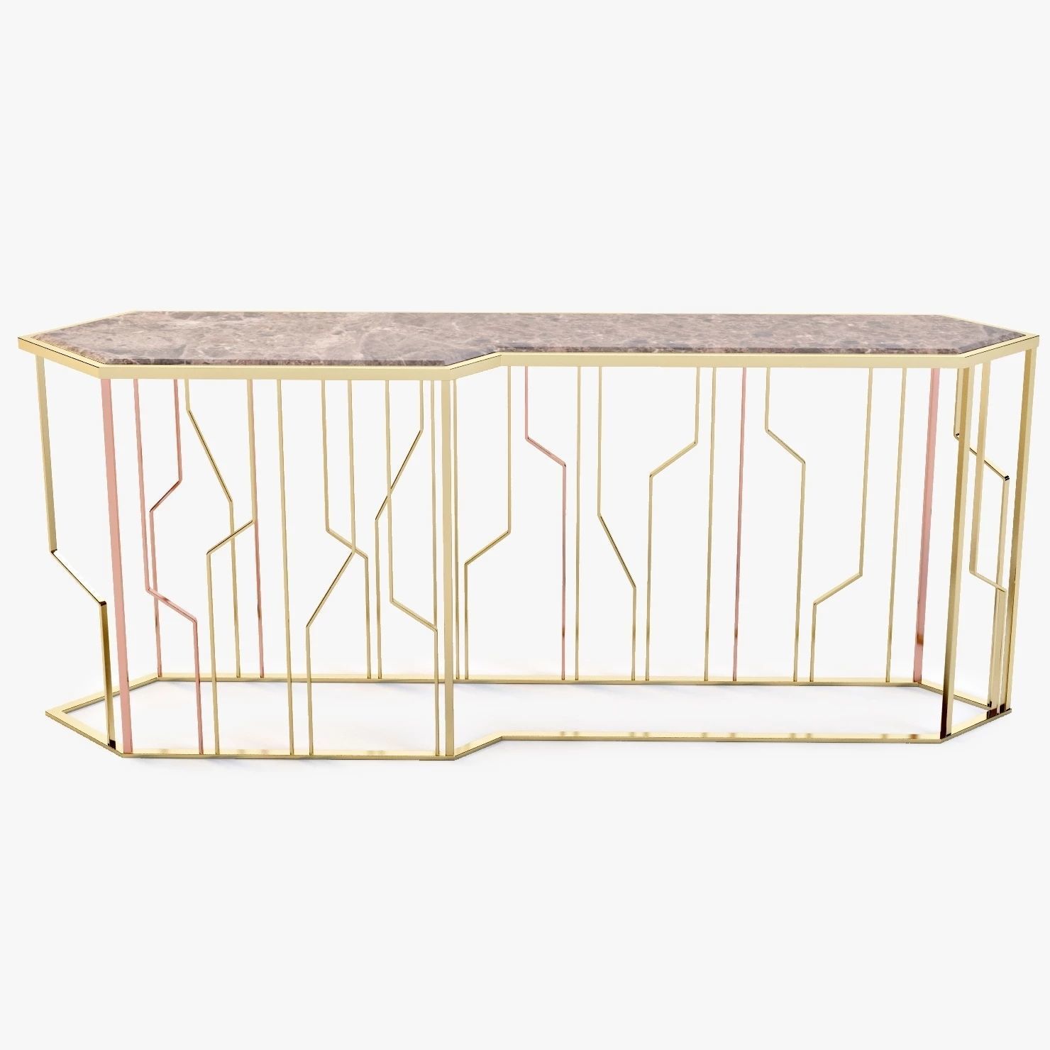 Ginza Console by Longhi 3D model_10