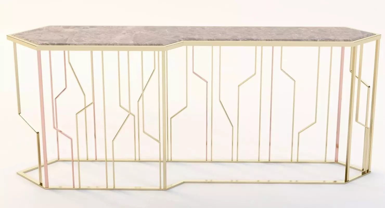 Ginza Console by Longhi 3D model_0