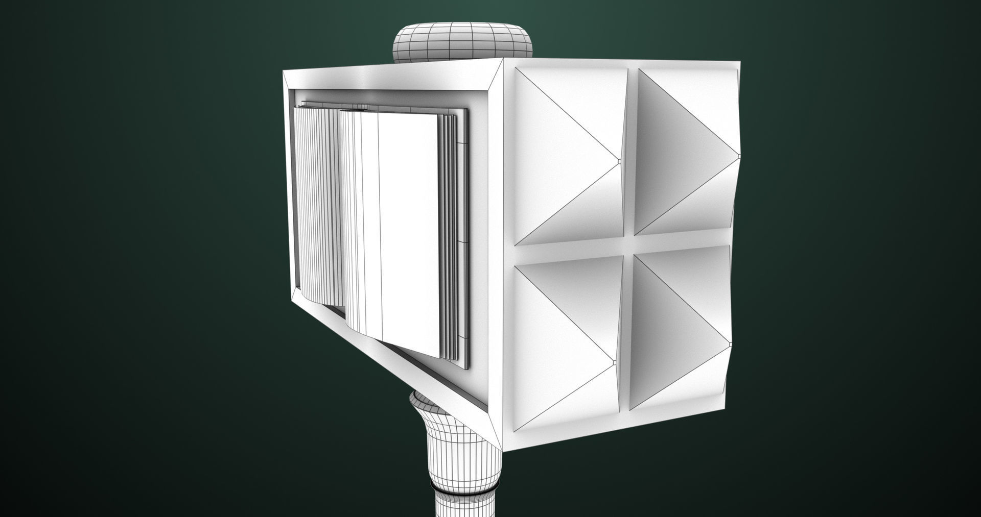 Battle Hammer 09 All PBR Textures Included Low-poly 3D model_24