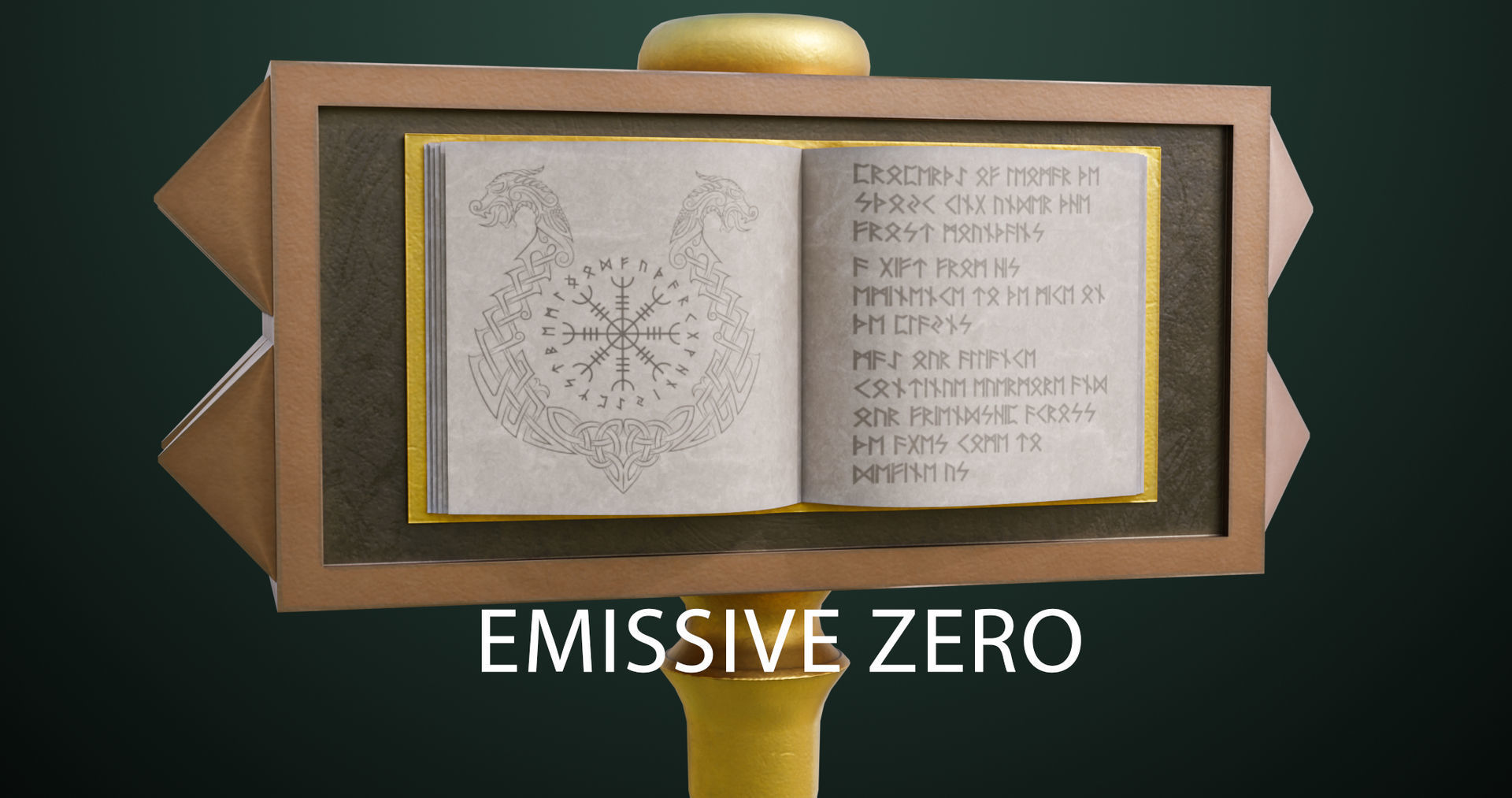 Battle Hammer 09 All PBR Textures Included Low-poly 3D model_7