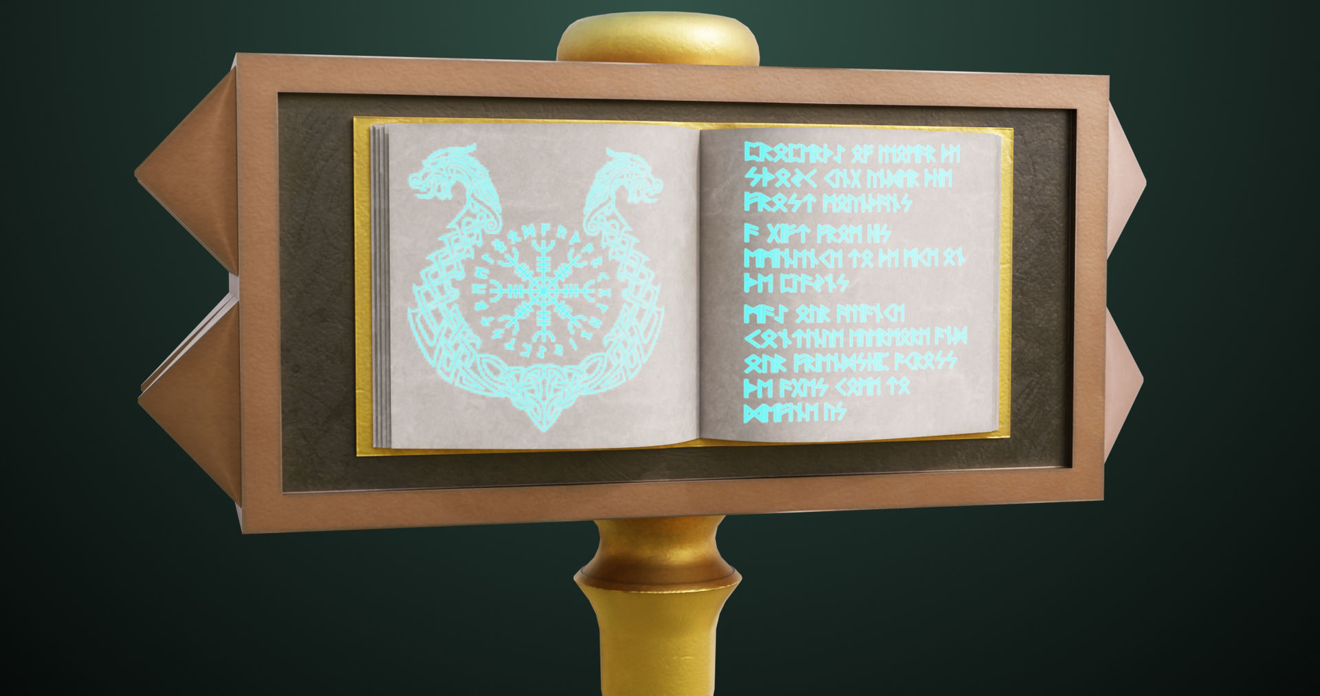 Battle Hammer 09 All PBR Textures Included Low-poly 3D model_6