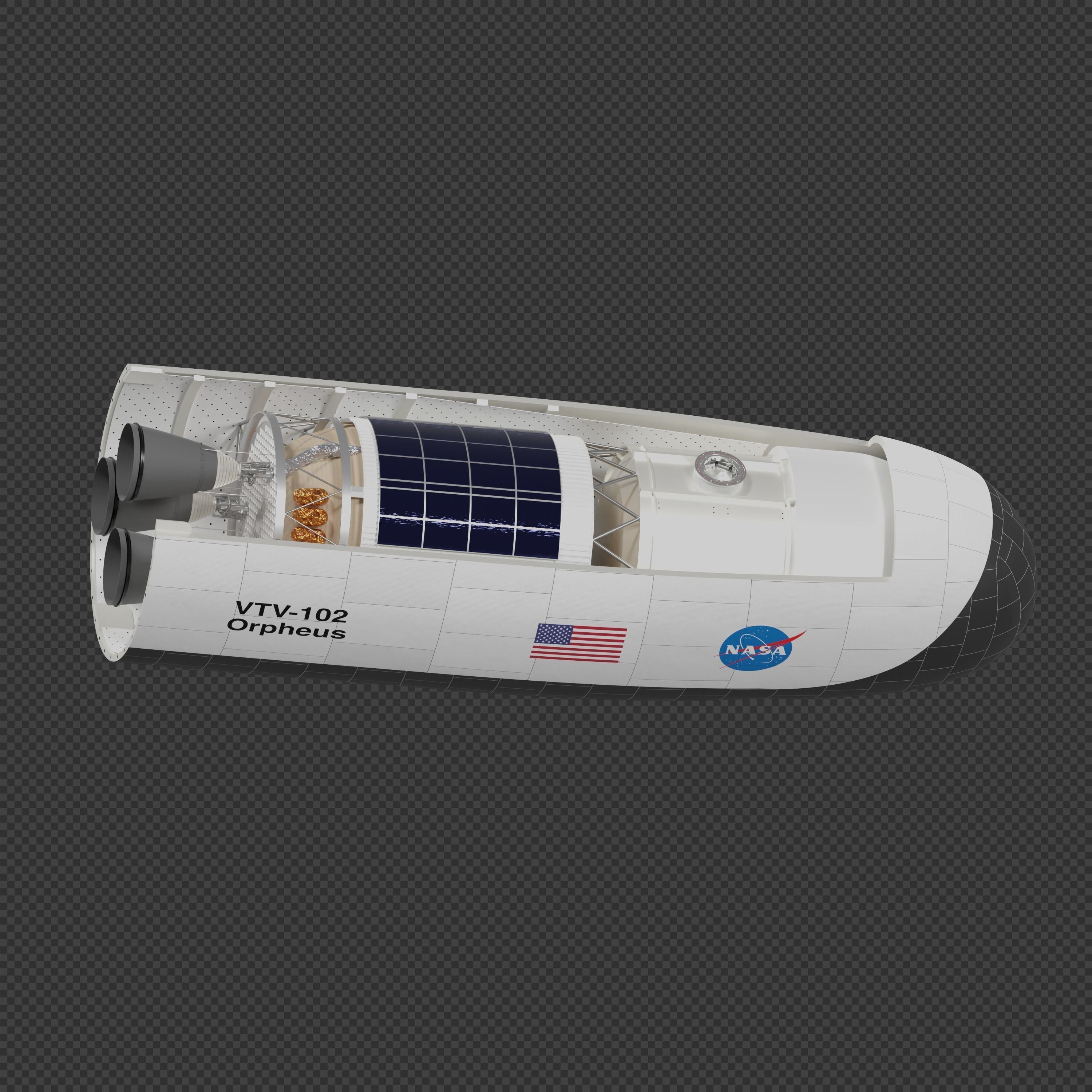 NASA HAVOC Crew Transfer Vehicle 3D model_1