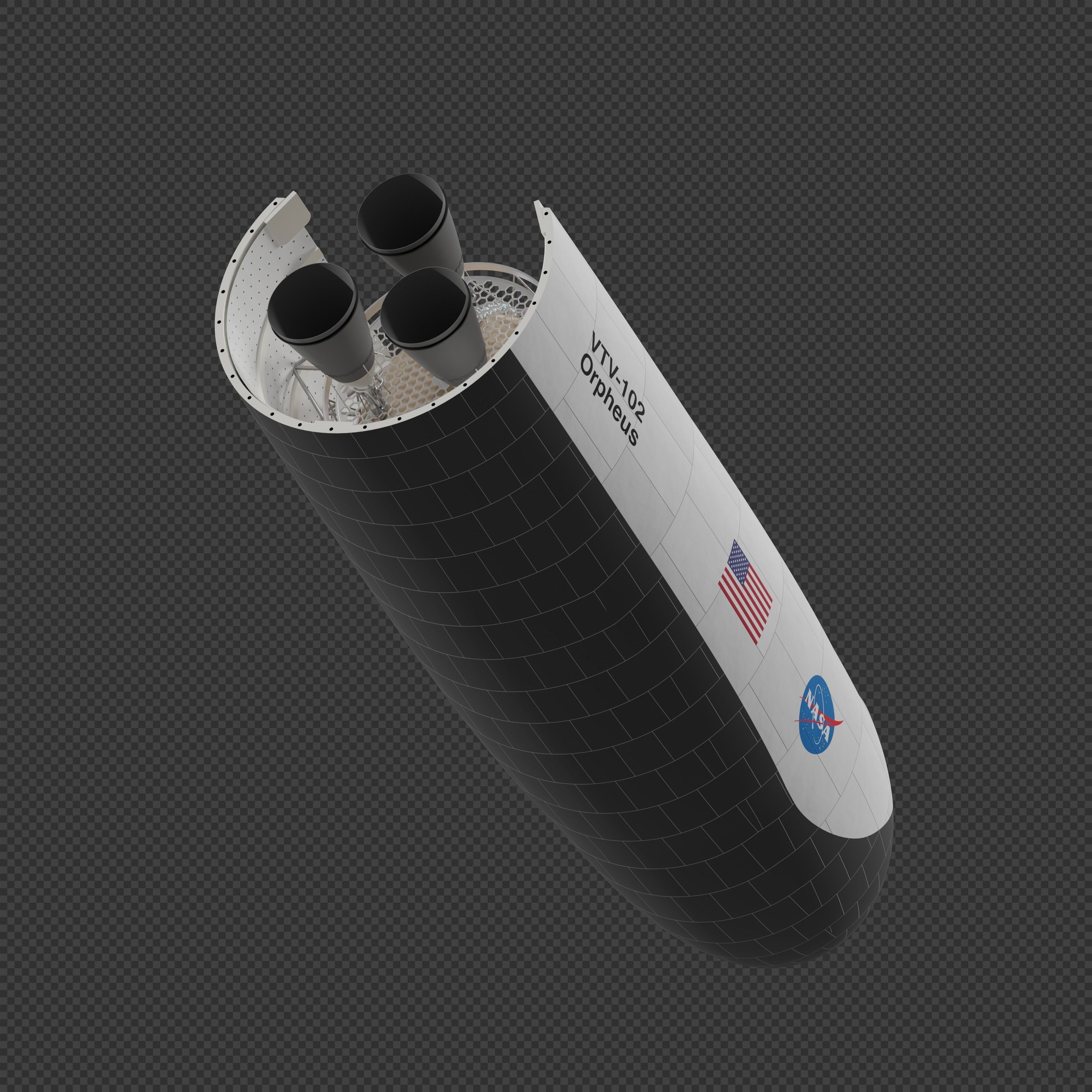 NASA HAVOC Crew Transfer Vehicle 3D model_2