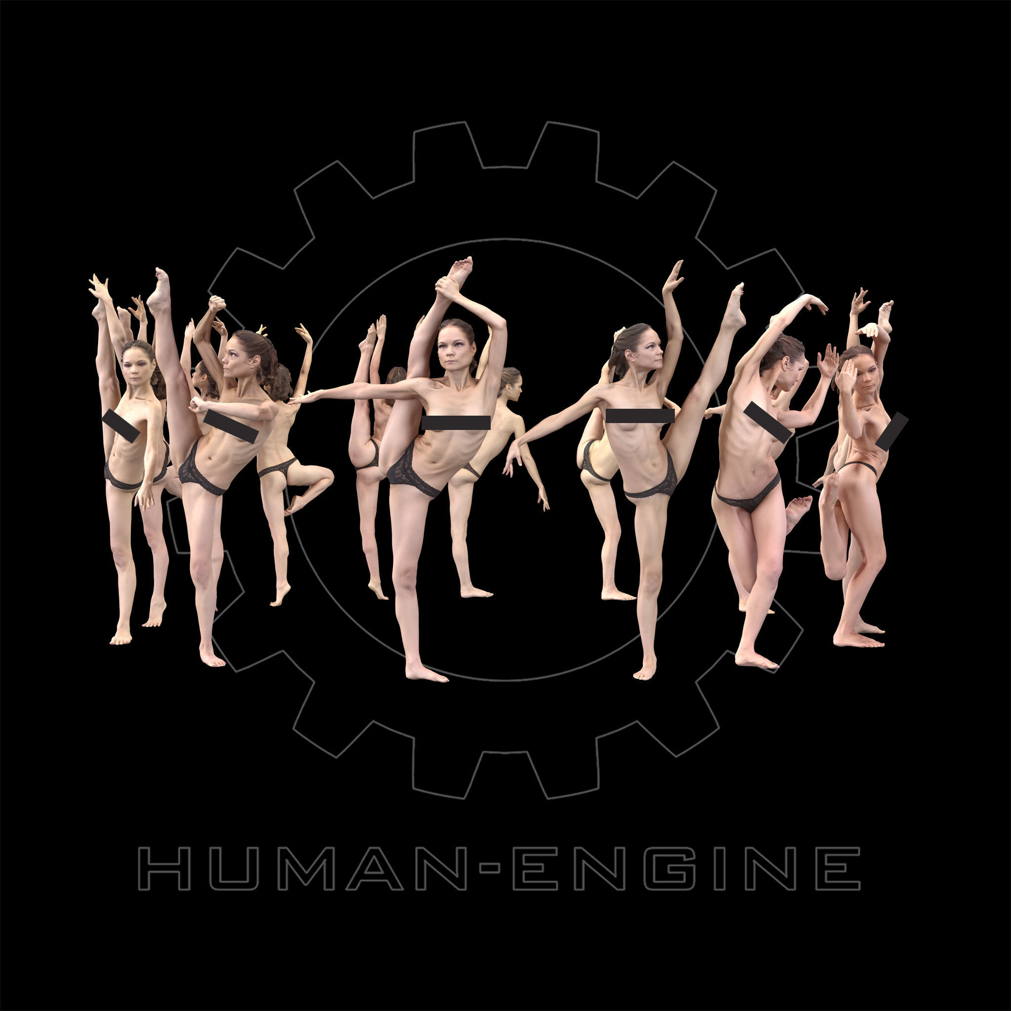 14 Female Ballet Poses Anatomical Reference Bundle 006 3D model_11