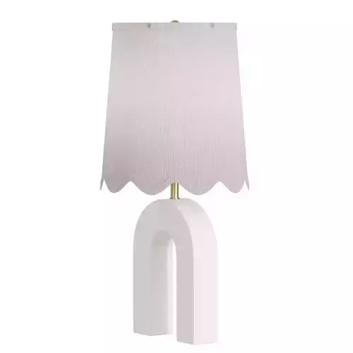 3 models scallop table lamp