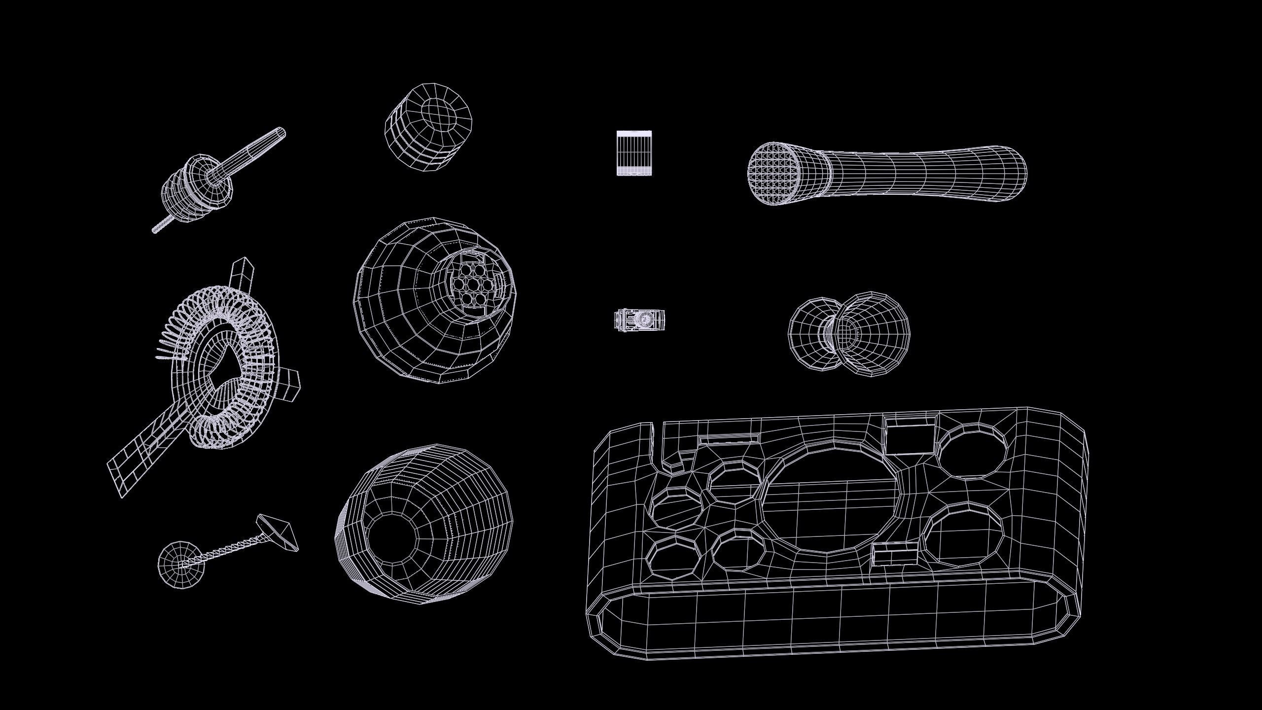 Cocktail Set bar 3D model_10