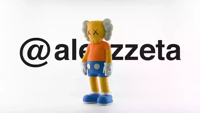 Kaws Bart Simpson for Print