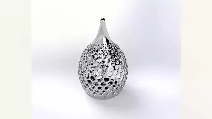 Steel Vase 3D model
