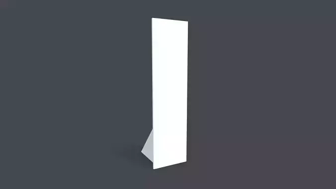 Promotional Stand Free low-poly 3D model