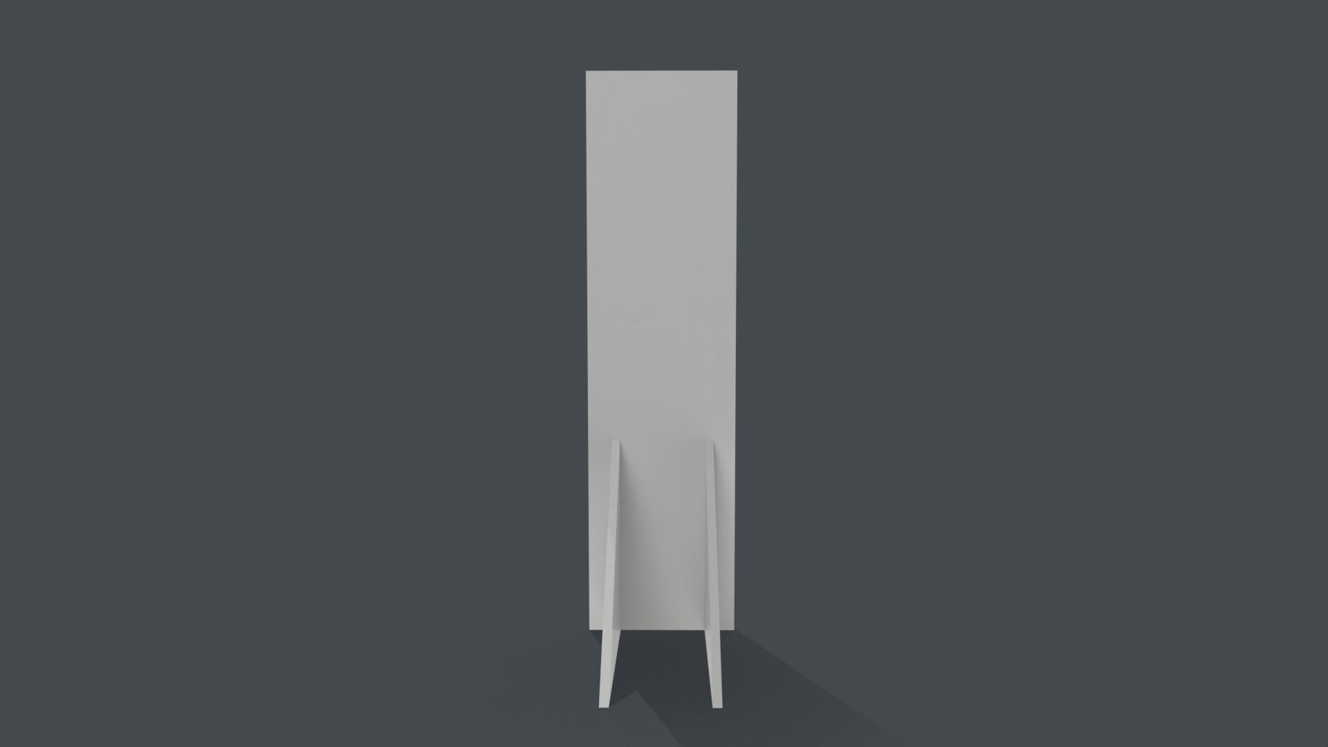 Promotional Stand Free low-poly 3D model_4