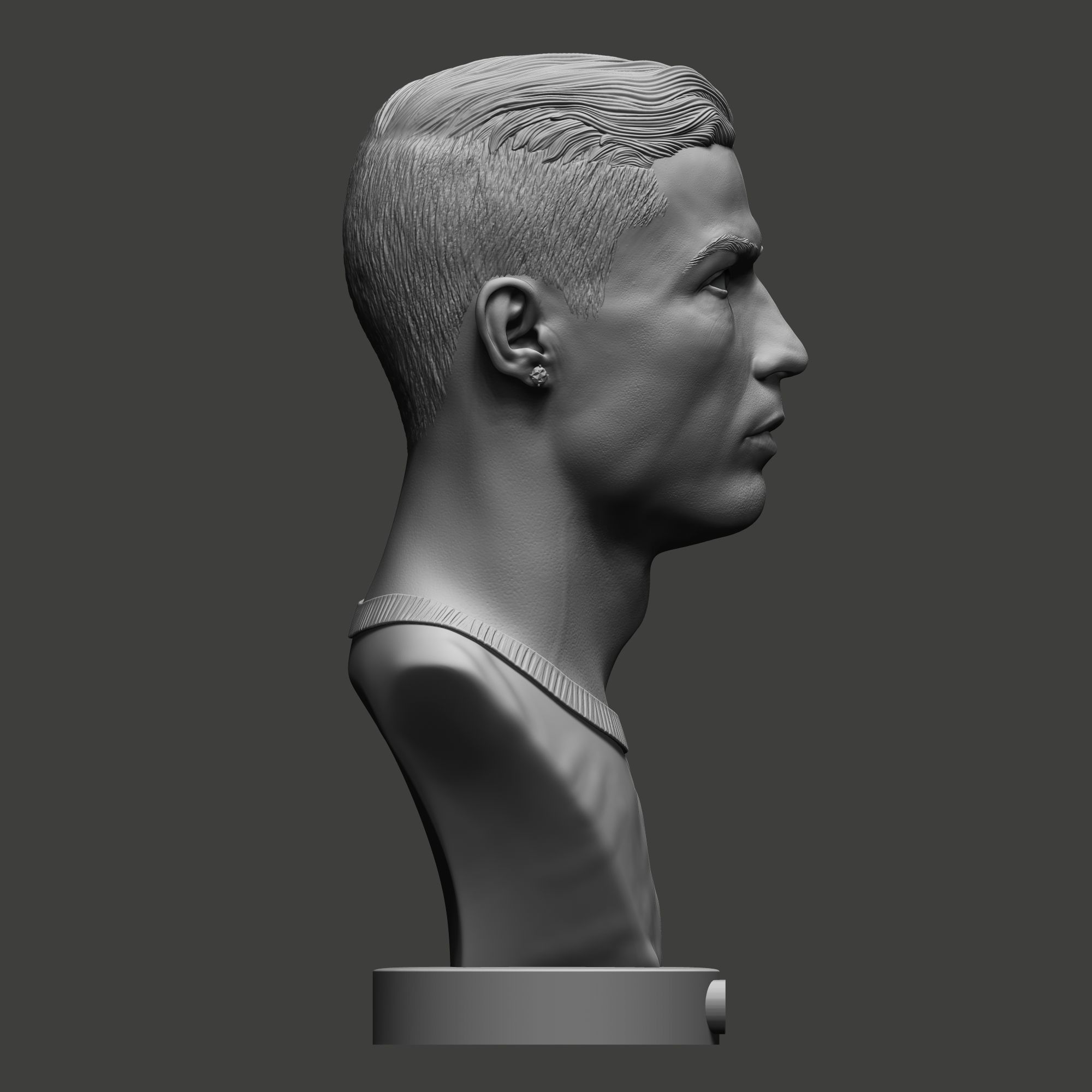 Cristiano Ronaldo 3D print model_3