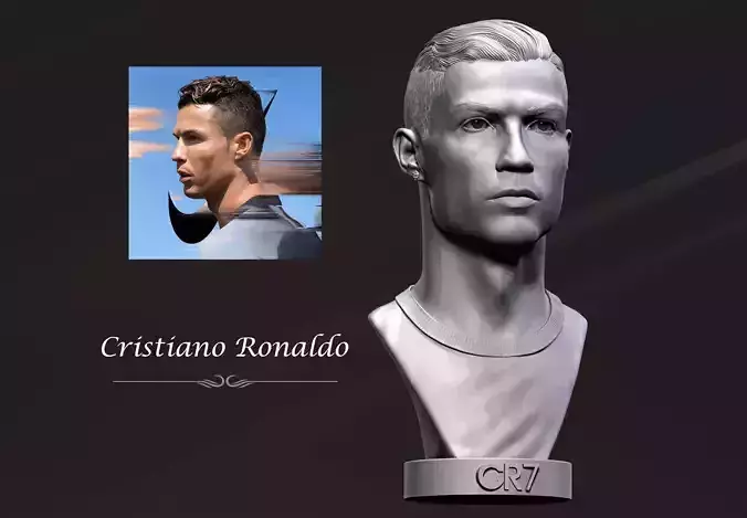 Cristiano Ronaldo 3D print model