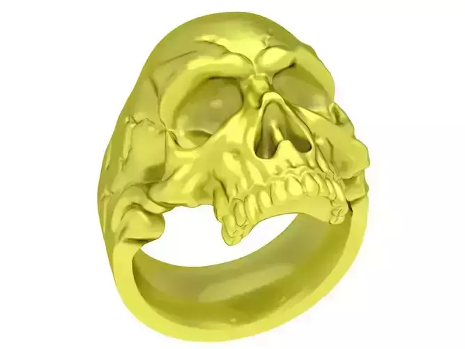 Skull ring 4096