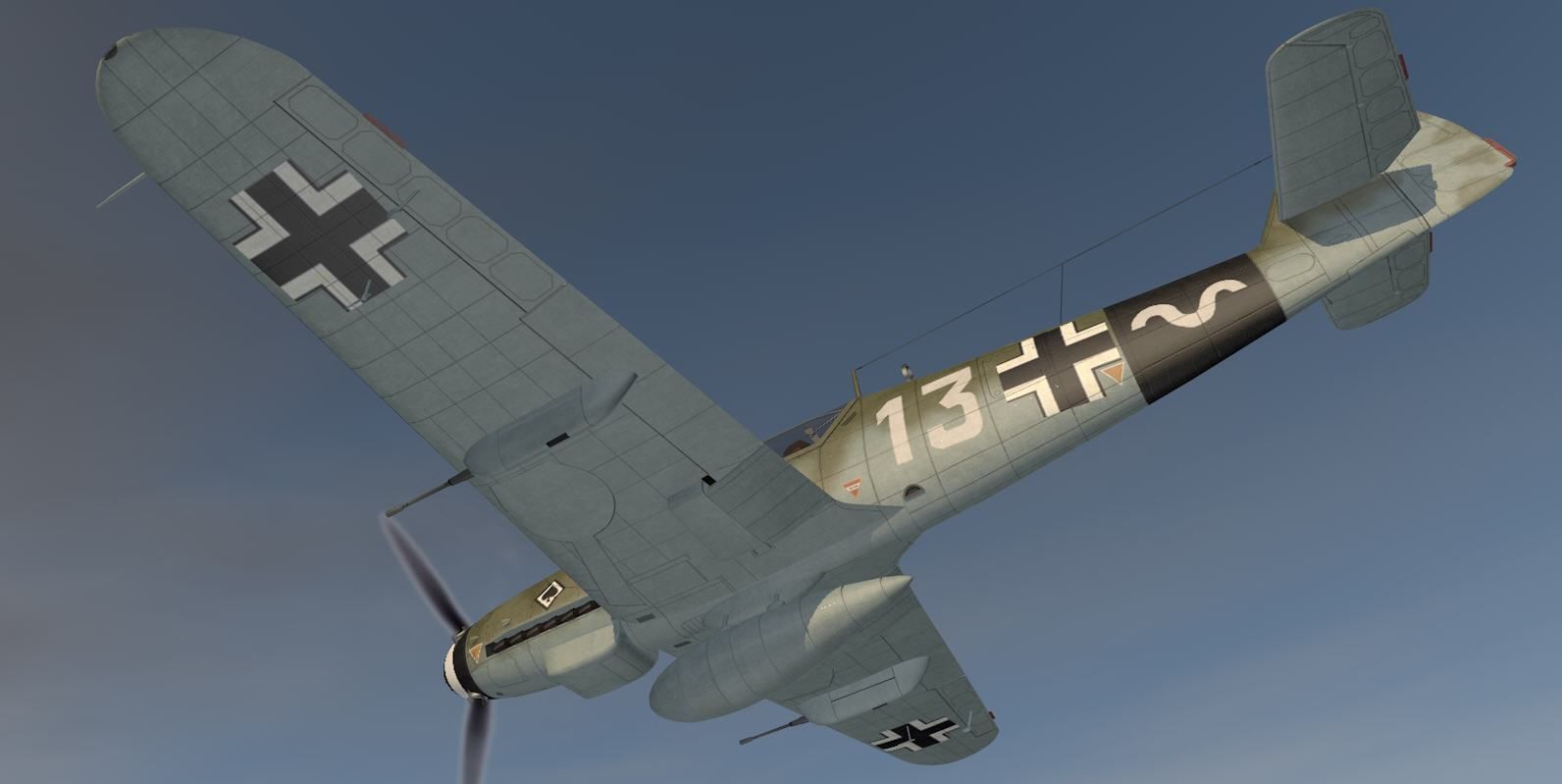 Messerschmitt Bf-109 G-14 3D model_13