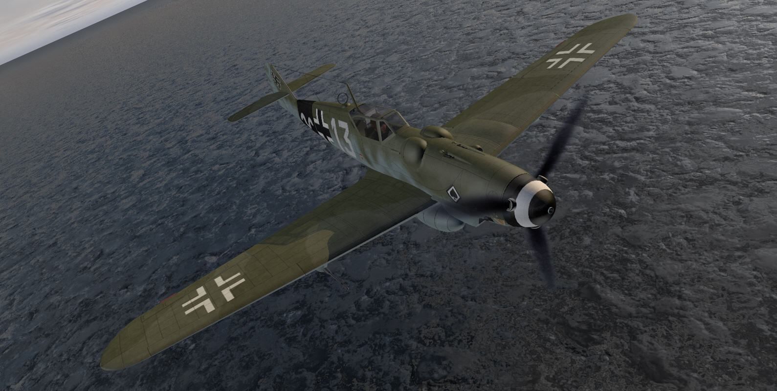 Messerschmitt Bf-109 G-14 3D model_9
