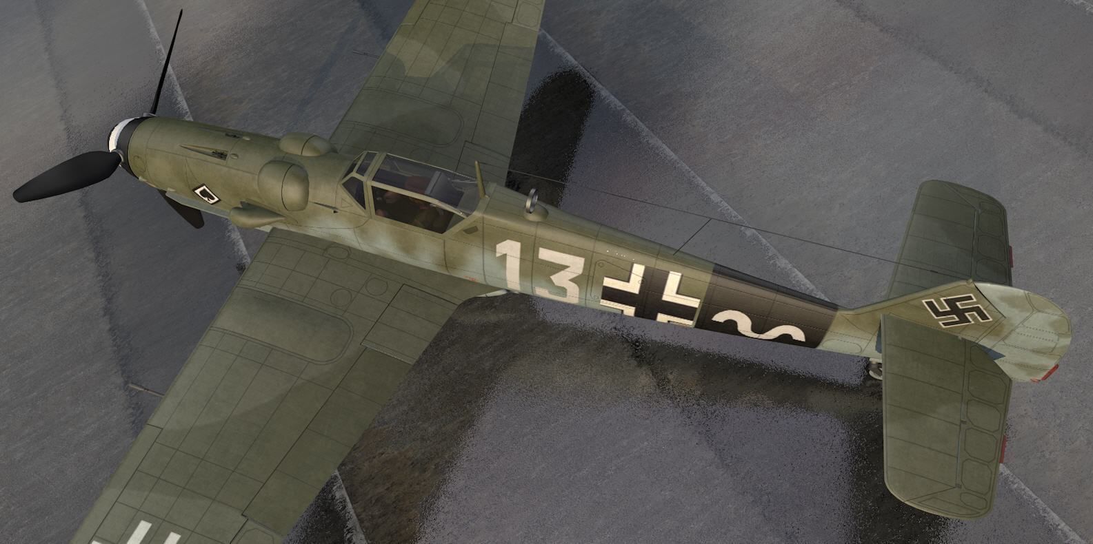 Messerschmitt Bf-109 G-14 3D model_5