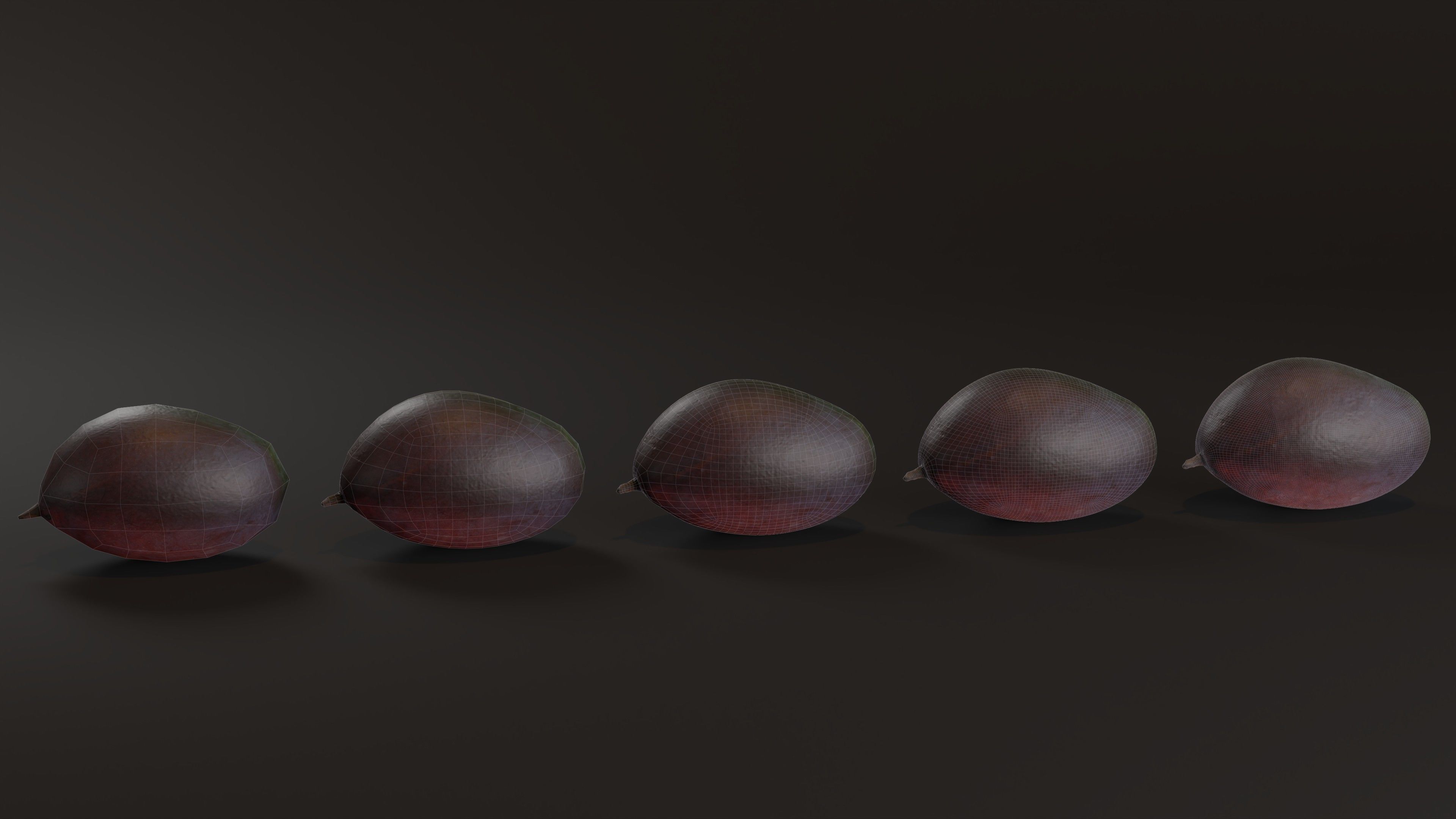Mango Photoscan Low-poly 3D model_2