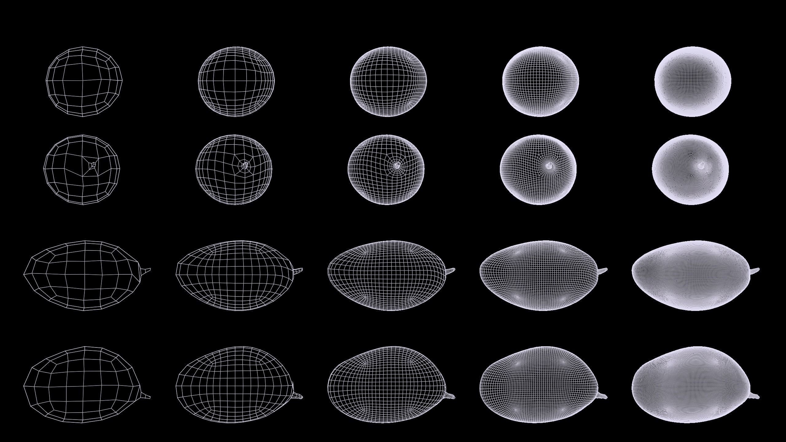 Mango Photoscan Low-poly 3D model_6