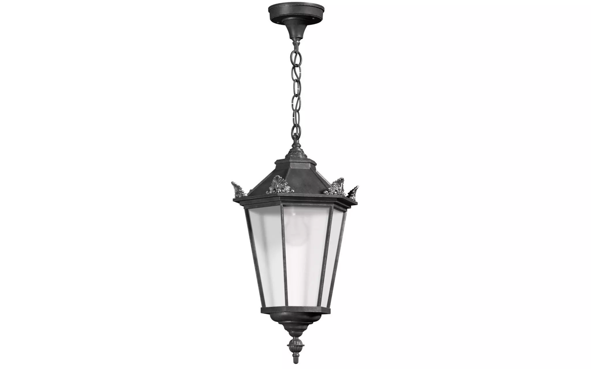 Streetlight Outdoor Hanging Pendant lamp 3D model_0