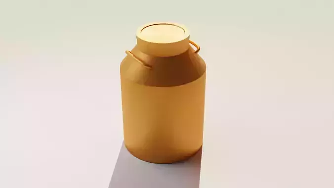 Milk Can Container 3D model