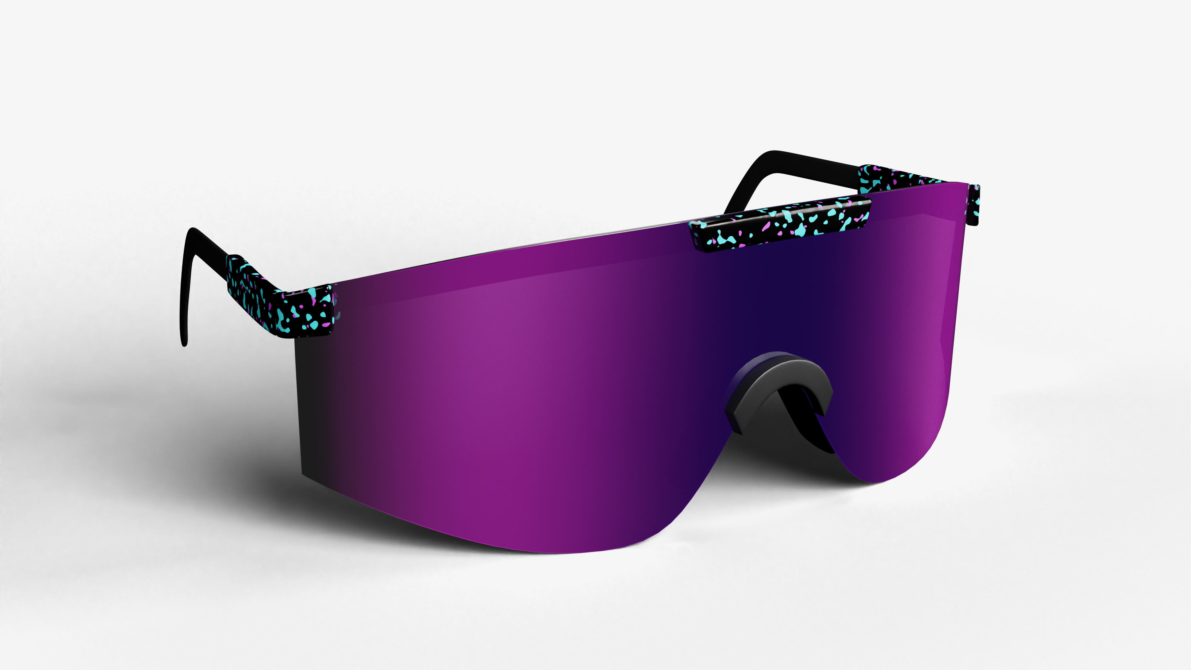 Pit Viper Sport Sunglasses Outdoor Sunglasses 3D Model Low-poly 3D model_6