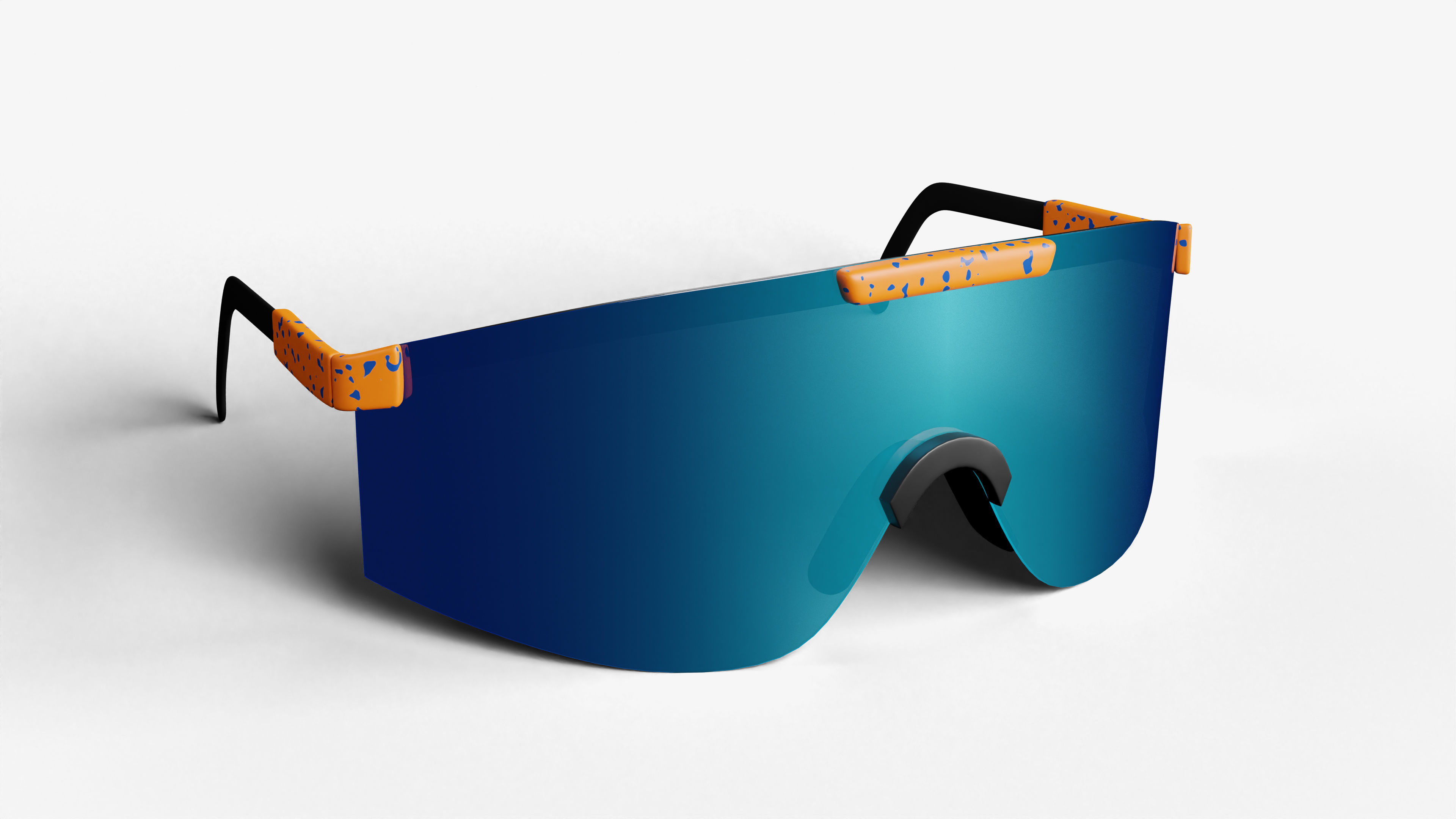 Pit Viper Sport Sunglasses Outdoor Sunglasses 3D Model Low-poly 3D model_4