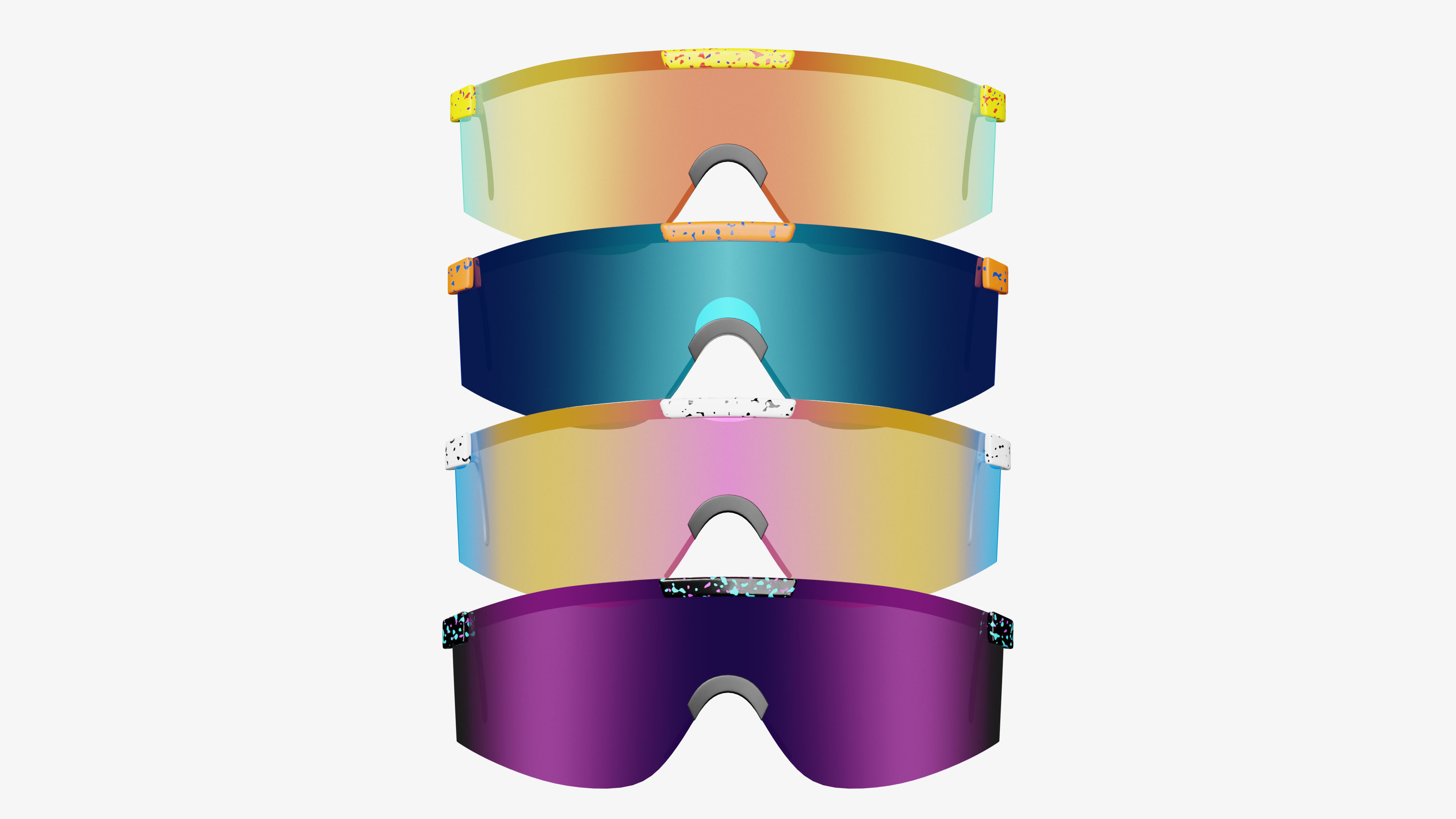 Pit Viper Sport Sunglasses Outdoor Sunglasses 3D Model Low-poly 3D model_11