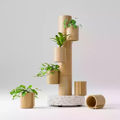 Plant Bamboo Rack