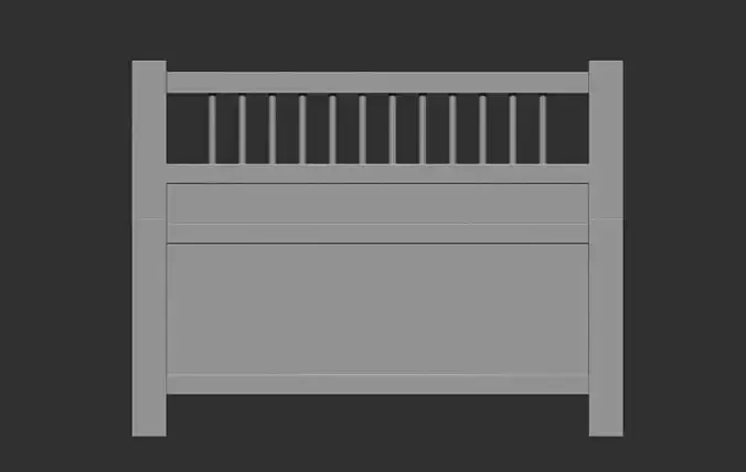 3D Bed for printing  3D print model