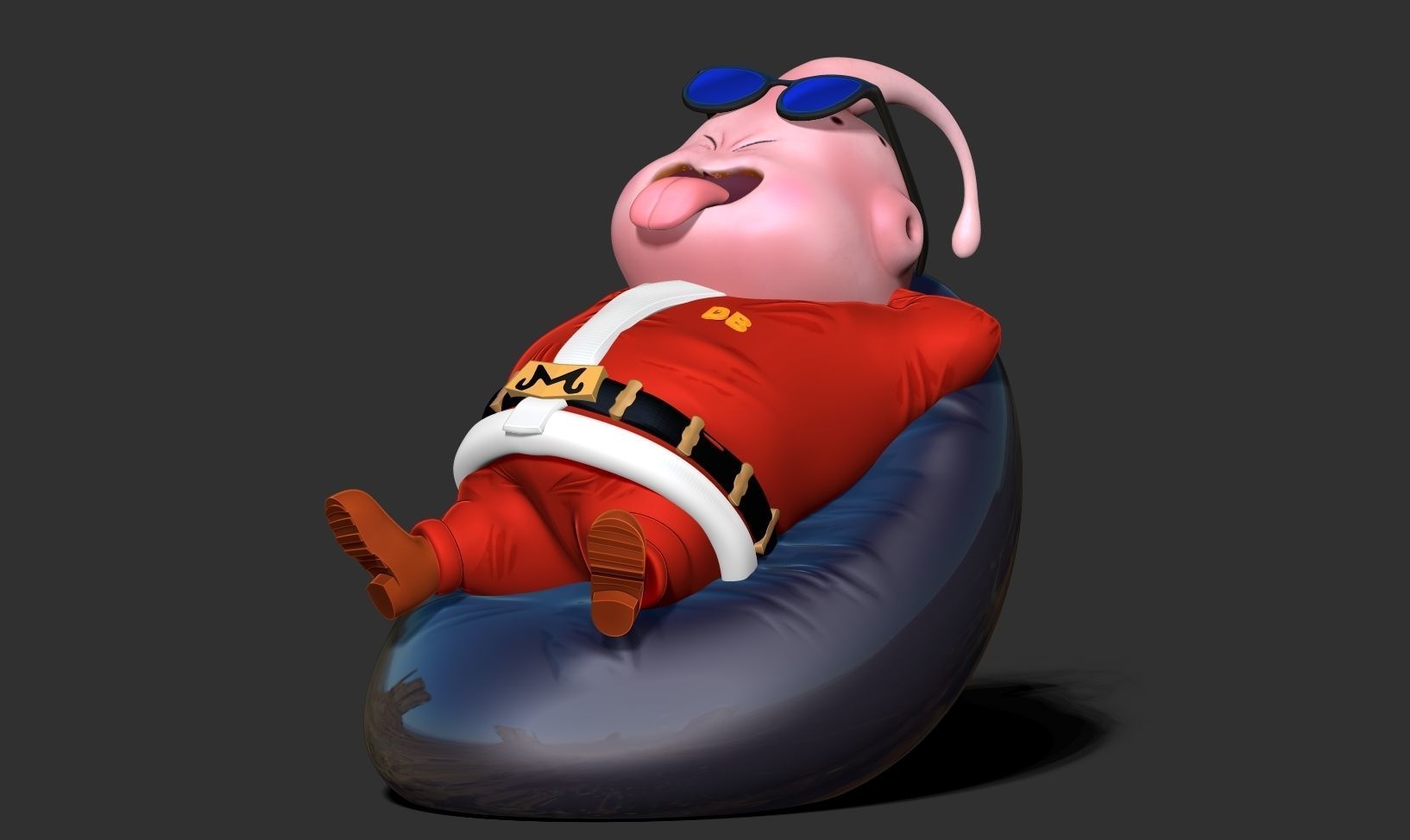 Santa Buu resting 3D print model_15