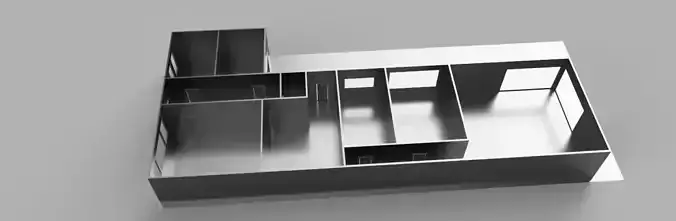 Scale Size Simple House 