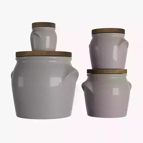 Set of Salt Pots