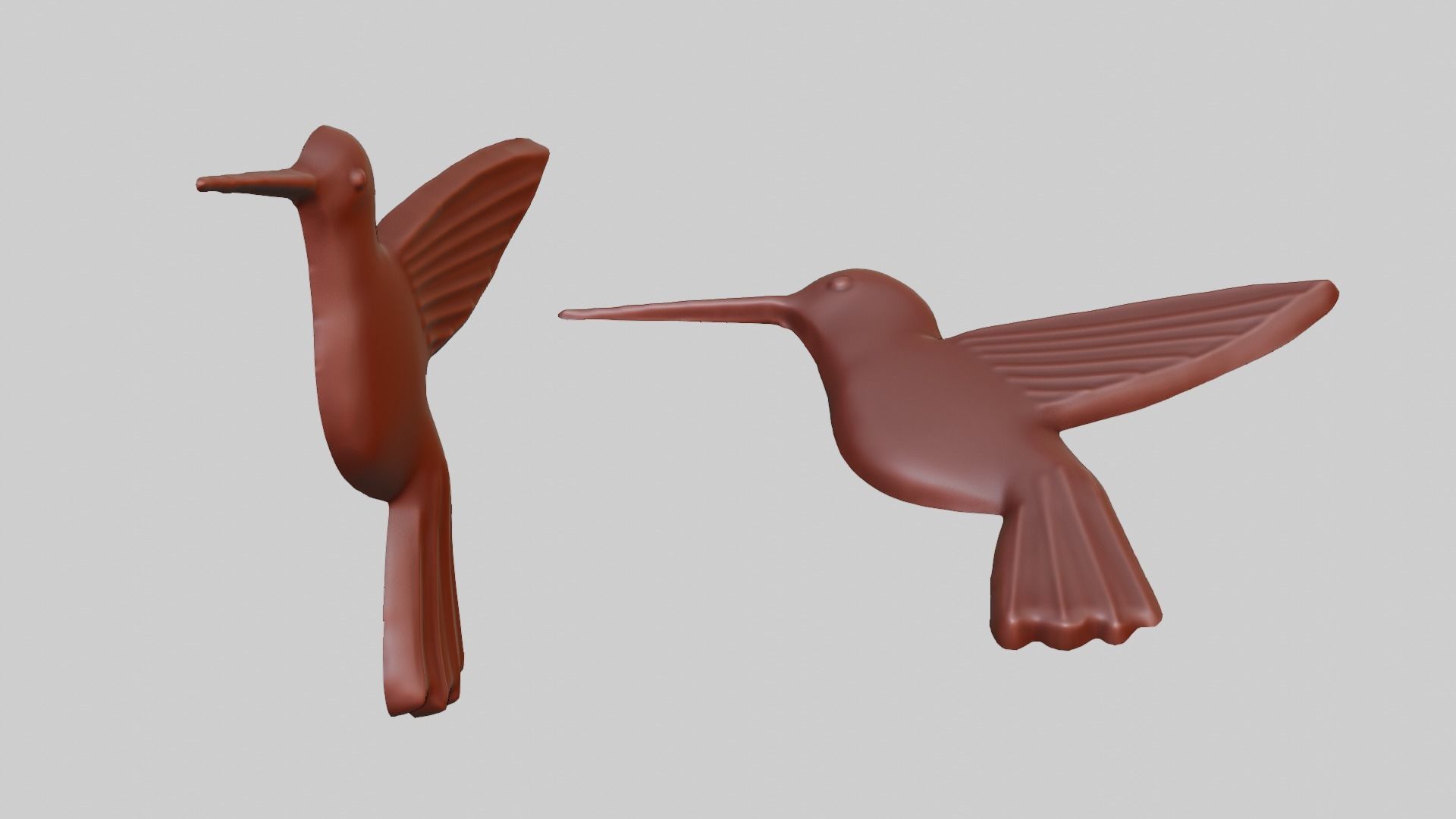 Hummingbird Art CNC 3D print model_7