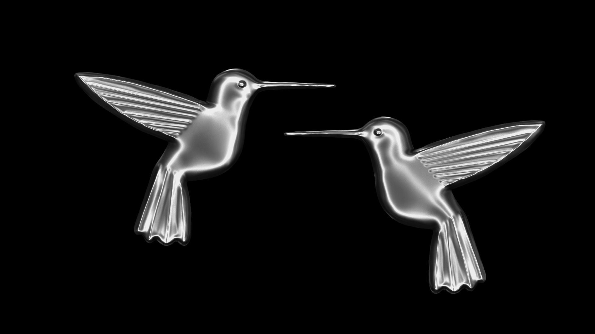 Hummingbird Art CNC 3D print model_3